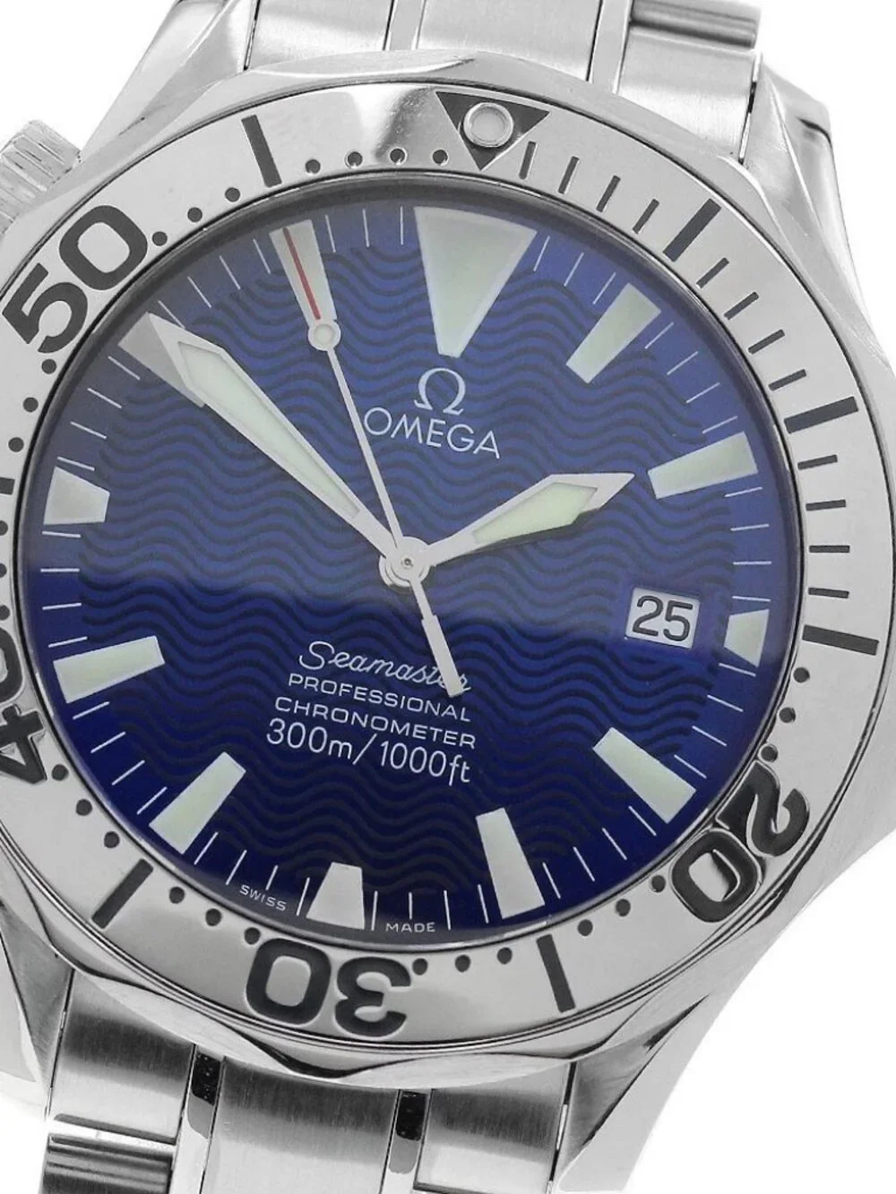 OMEGA Seamaster300 2255.80 Date blue Dial Automatic Men's Watch_973478